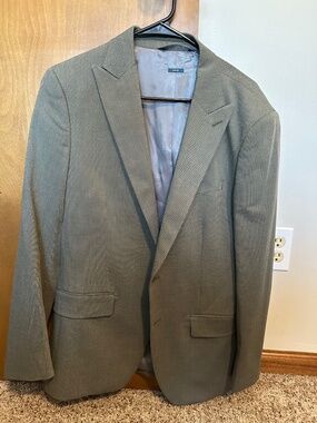 Men's J. Crew Suit Jacket Size 42/L Forest Green